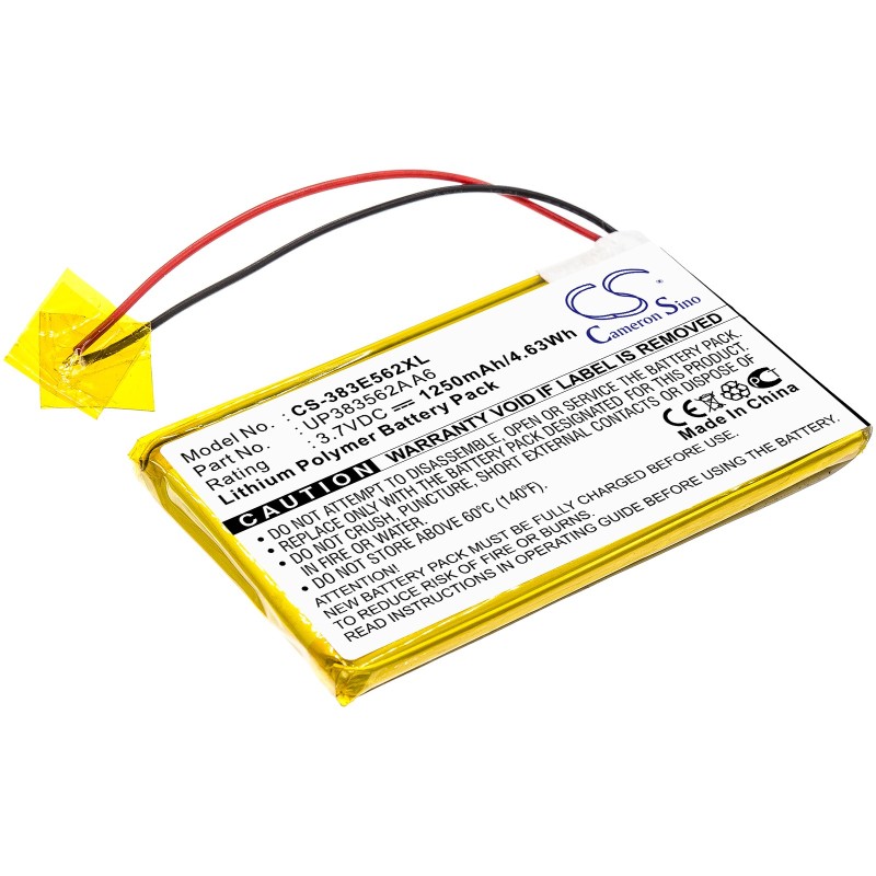 Batterie pour Palm Tungsten E (1250 mAh/4.63 Wh, 3.7 V)