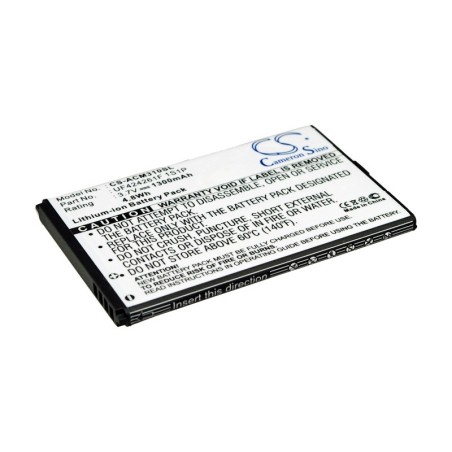 Batterie pour Acer W4 (1300 mAh/4.81 Wh, 3.7 V)