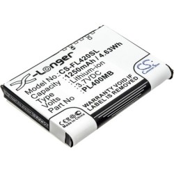 Batterie pour Fujitsu Loox N560c (1250 mAh/4.63 Wh, 3.7 V)