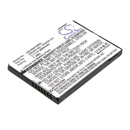 Batterie pour HP 290483-B21 (2000 mAh/7.4 Wh, 3.7 V)