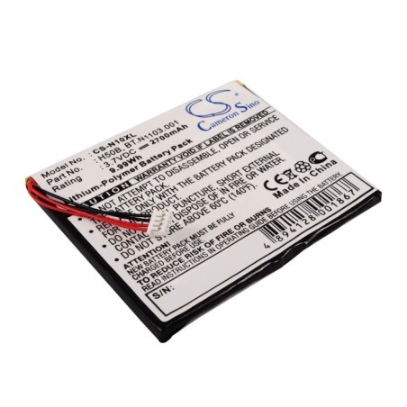 Batterie pour Gateway H50B (2700 mAh/9.99 Wh, 3.7 V)