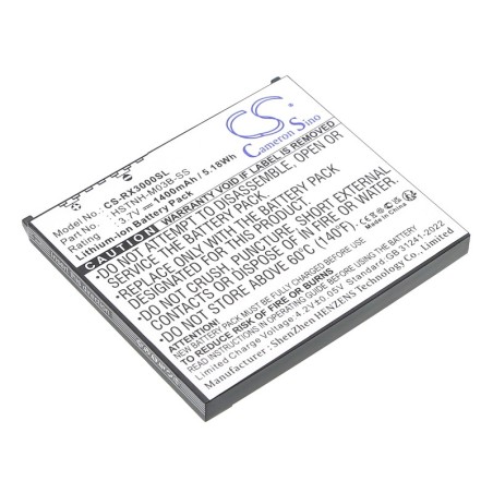 Batterie pour HP iPAQ hx2750 (1400 mAh/5.18 Wh, 3.7 V)
