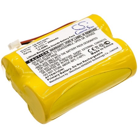 Batterie pour Panasonic BR-ACF2R (2000 mAh/12 Wh, 6 V)