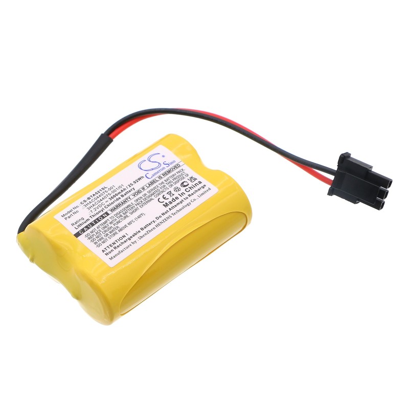 Batterie pour ABB S4C Robot Controller (3600 mAh/25.92 Wh, 7.2 V)