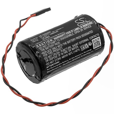 Batterie pour Cameron Nuflo MC-III Plus EXP Flow Analyzer (14500 mAh/52.2 Wh, 3.6 V)