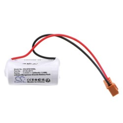 Batterie pour GE Fanuc D100 programmable logic controllers (1200 mAh/3.6 Wh, 3 V)