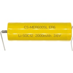 Batterie pour Maxell ER6 (2000 mAh/7.2 Wh, 3.6 V)