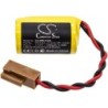 Batterie pour Fuji Electric MIREX- SPH3000 CPU Module (1200 mAh/4.32 Wh, 3.6 V)