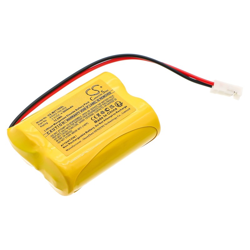 Batterie pour Mazak BBR-3 (5000 mAh/15 Wh, 3 V)