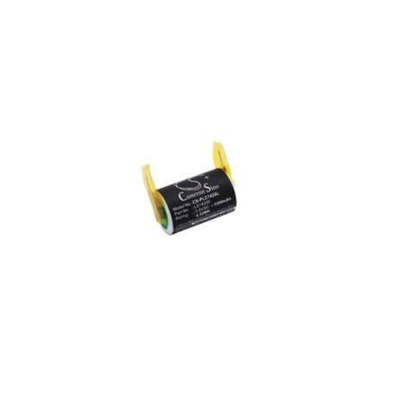 Batterie pour Saft LS14250 (1200 mAh/4.32 Wh, 3.6 V)