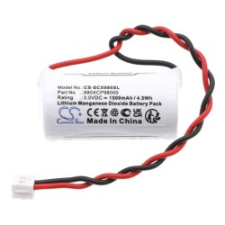 Batterie pour Schneider Unity Pro Standard CPU (1500 mAh/4.5 Wh, 3 V)