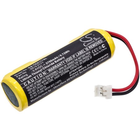 Batterie pour Testo 177 loggers (2700 mAh/9.72 Wh, 3.6 V)