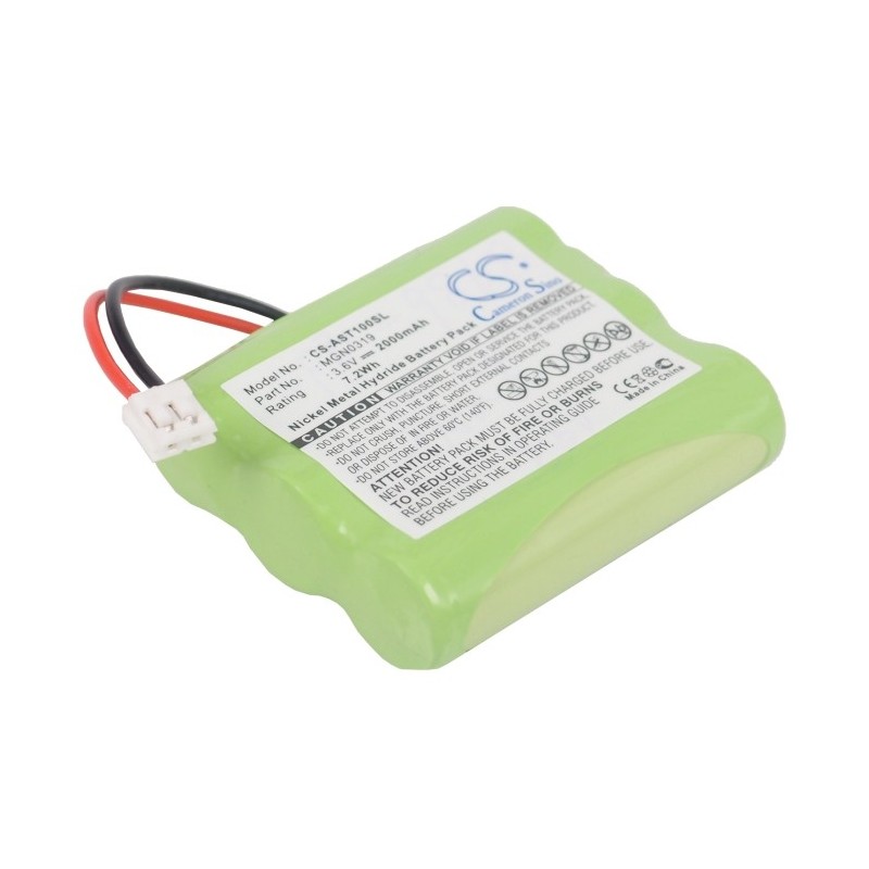 Batterie pour Ascom EFT20-R (2000 mAh/7.2 Wh, 3.6 V)