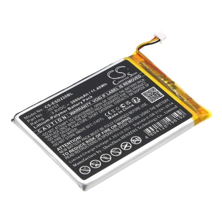 Batterie pour Eservice IS707 (3000 mAh/11.4 Wh, 3.8 V)