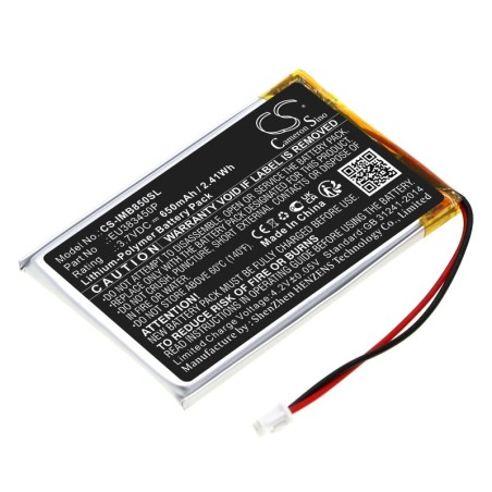 Batterie pour Ingenico MOBY8500 (650 mAh/2.41 Wh, 3.7 V)