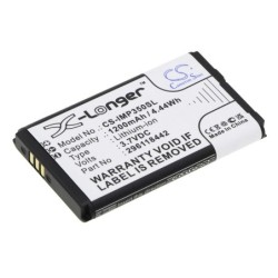Batterie pour Ingenico IMP350-USBLU03A (1200 mAh/4.44 Wh, 3.7 V)