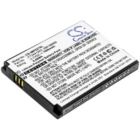 Batterie pour Ingenico IMP657 (1800 mAh/6.66 Wh, 3.7 V)
