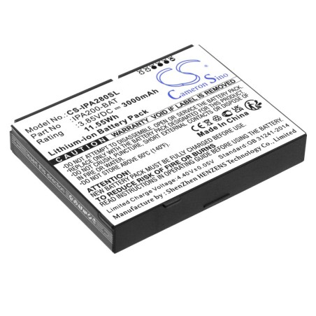 Batterie pour Ingenico IPA200-BAT (3000 mAh/11.55 Wh, 3.85 V)