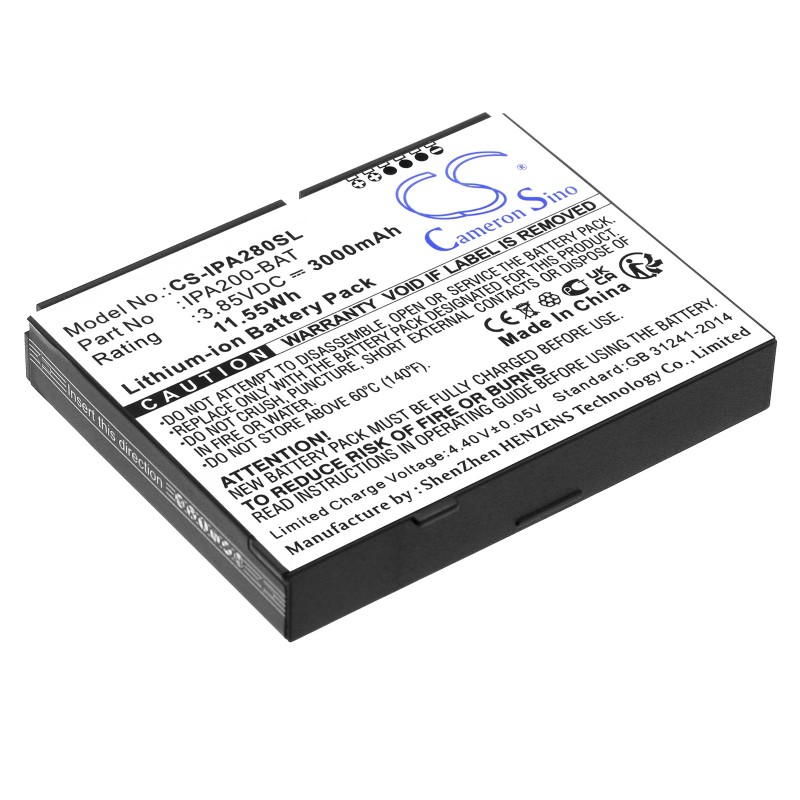 Batterie pour Ingenico VBT1 (3000 mAh/11.55 Wh, 3.85 V)