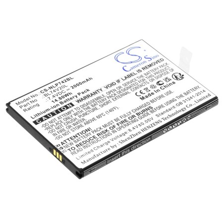 Batterie pour Newland SP600 (2000 mAh/14.8 Wh, 7.4 V)