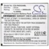 Batterie pour Pax IS524 (2000 mAh/14.8 Wh, 7.4 V)