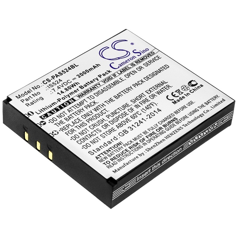 Batterie pour Pax D210 (2000 mAh/14.8 Wh, 7.4 V)