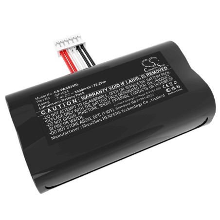Batterie pour Pax A910 (3000 mAh/22.2 Wh, 7.4 V)
