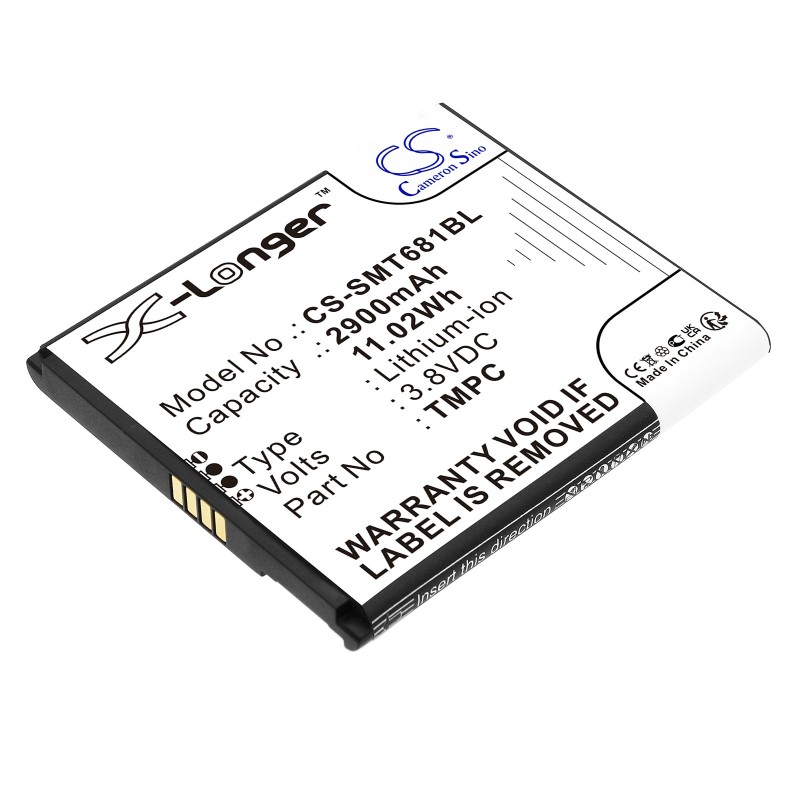 Batterie pour Sunni TMPC (2900 mAh/11.02 Wh, 3.8 V)