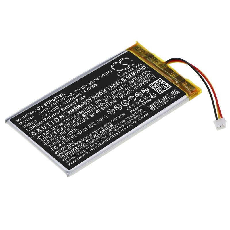 Batterie pour SumUp 3G (1100 mAh/4.07 Wh, 3.7 V)