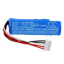 Batterie pour SumUp 3G Printer (2600 mAh/9.62 Wh, 3.7 V)