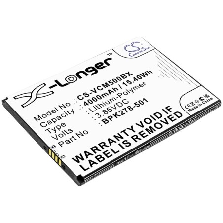 Batterie pour VeriFone CM5 (4000 mAh/15.4 Wh, 3.85 V)