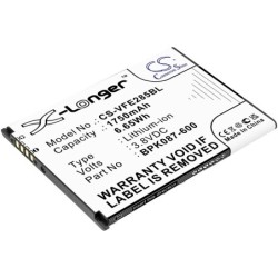 Batterie pour VeriFone BPK087-600-01-A (1750 mAh/6.65 Wh, 3.8 V)