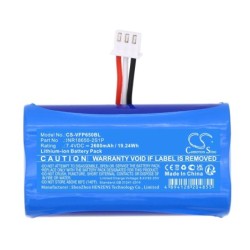 Batterie pour VeriFone T650p (2600 mAh/19.24 Wh, 7.4 V)