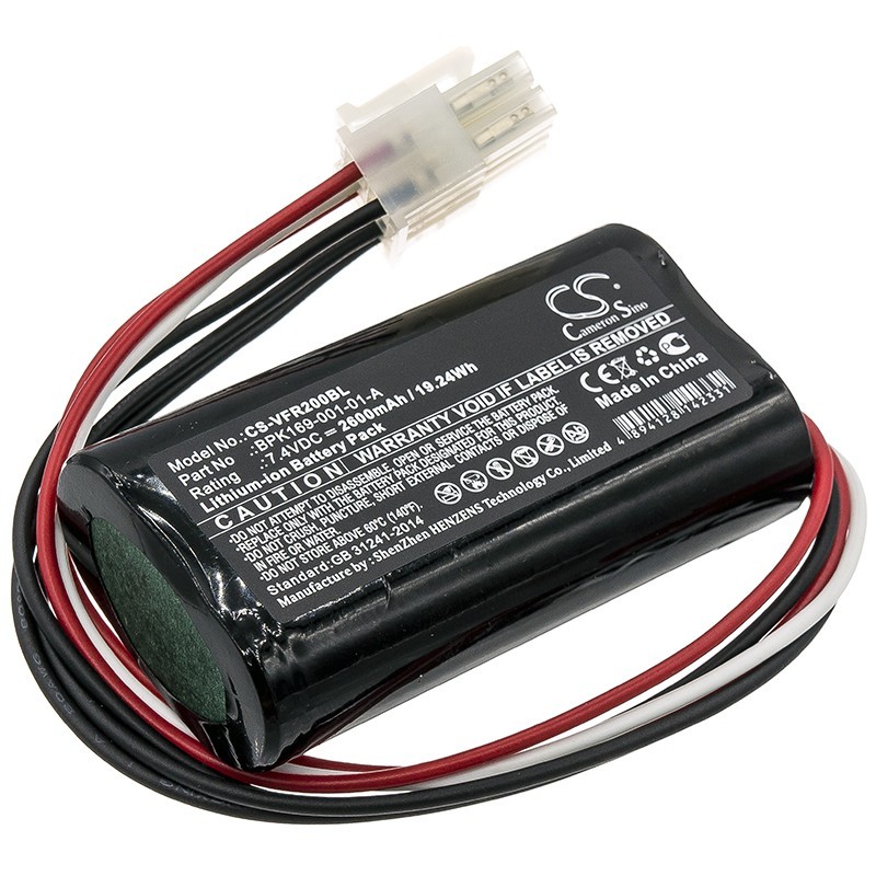 Batterie pour VeriFone Ruby 2 (2600 mAh/19.24 Wh, 7.4 V)