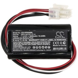 Batterie pour VeriFone Ruby 2 (2600 mAh/19.24 Wh, 7.4 V)