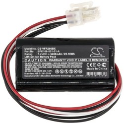Batterie pour VeriFone Ruby 2 (3400 mAh/25.16 Wh, 7.4 V)