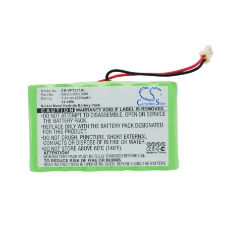 Batterie pour VeriFone Nurit 3010 (2000 mAh/14.4 Wh, 7.2 V)