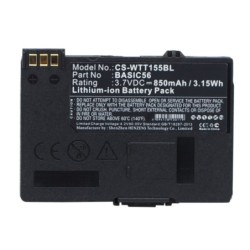Batterie pour Way Systems BASIC56 (850 mAh/3.15 Wh, 3.7 V)