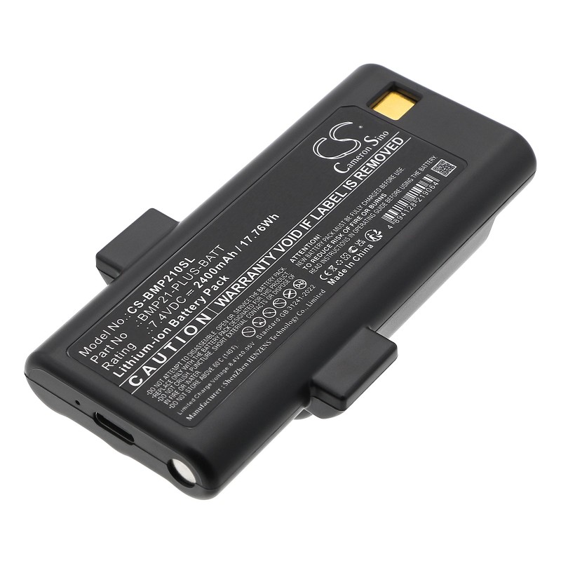 Batterie pour Brady M210 (2400 mAh/17.76 Wh, 7.4 V)