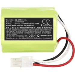 Batterie pour ONeil Microflash 2 (2000 mAh/12 Wh, 6 V)