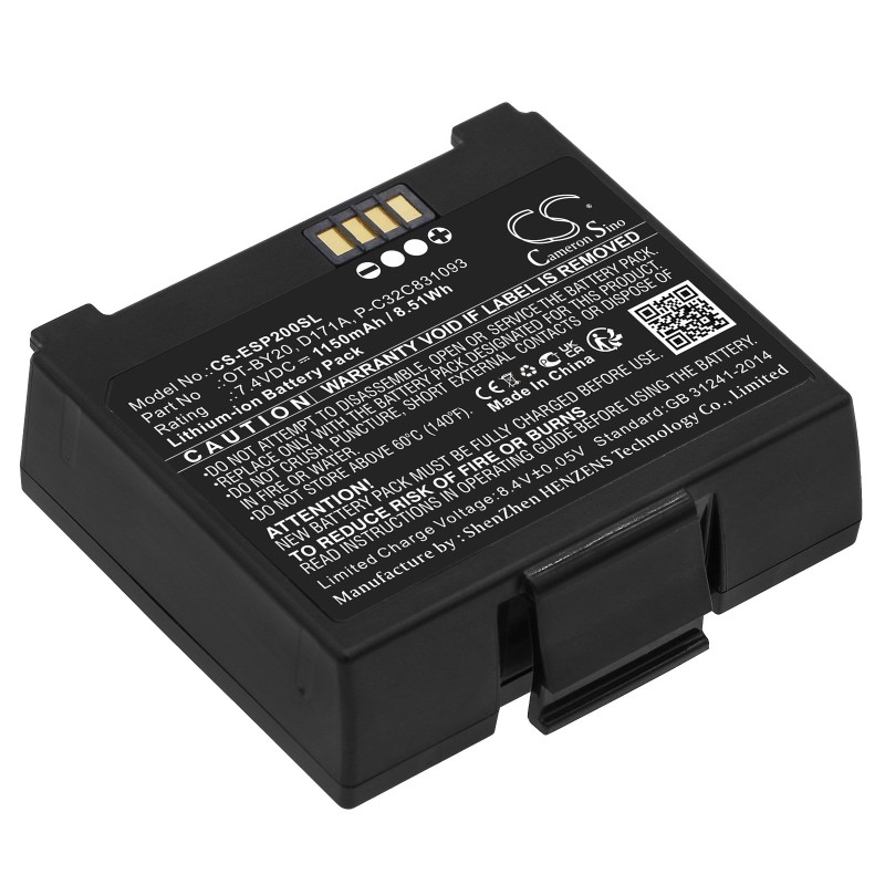 Batterie pour Epson TMP20 (1150 mAh/8.51 Wh, 7.4 V)