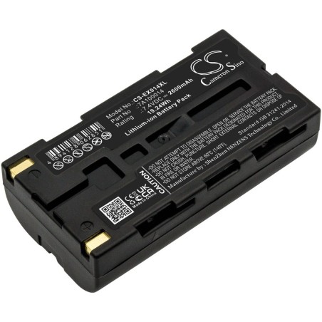 Batterie pour Extech S2500THS (2600 mAh/19.24 Wh, 7.4 V)