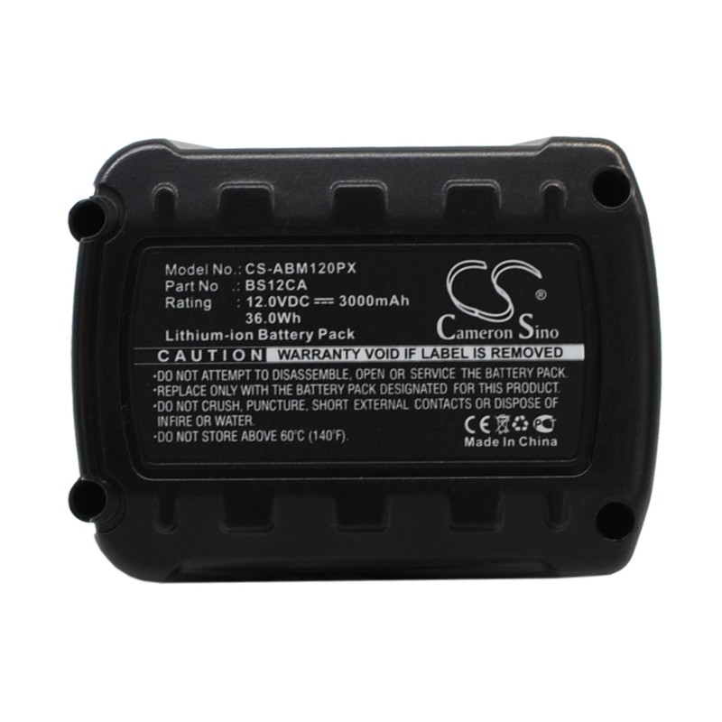 Batterie pour AEG MC-BS12CA (3000 mAh/36 Wh, 12 V)