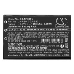 Batterie pour Speed D5 (1050 mAh/3.89 Wh, 3.7 V)