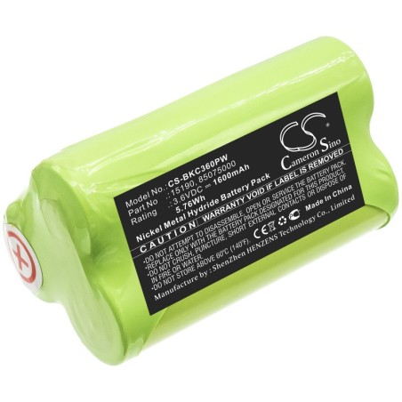 Batterie pour Black & Decker KC360H (1600 mAh/5.76 Wh, 3.6 V)