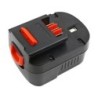 Batterie pour Black & Decker BDID1202 (2500 mAh/24 Wh, 9.6 V)