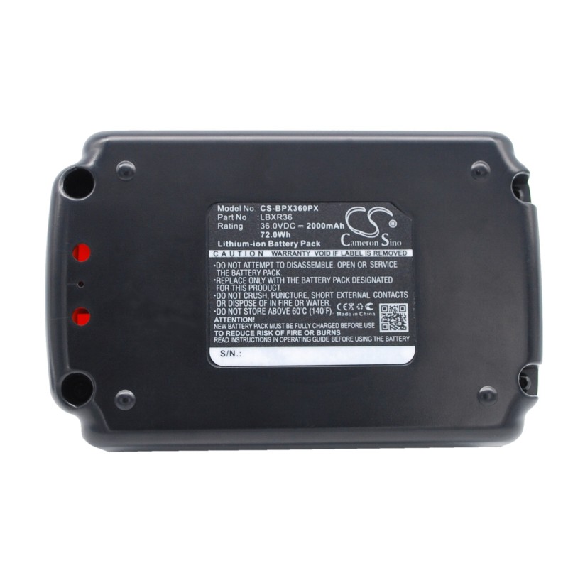 Batterie pour Black & Decker 40V MAX String Trimmer (2000 mAh/72 Wh, 36 V)