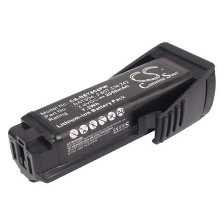 Batterie pour Bosch SPS10-2 (2000 mAh/7.2 Wh, 3.6 V)