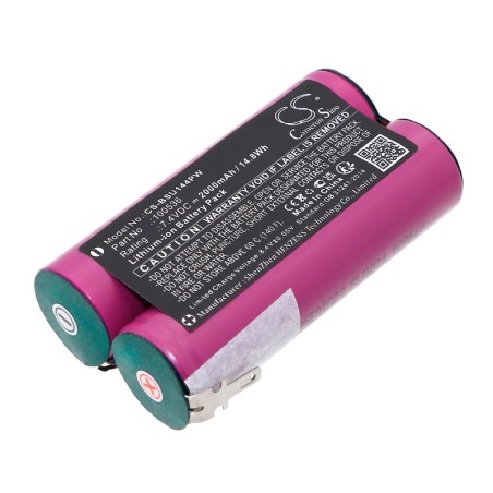 Batterie pour Bosch UNEO (2000 mAh/14.8 Wh, 7.4 V)