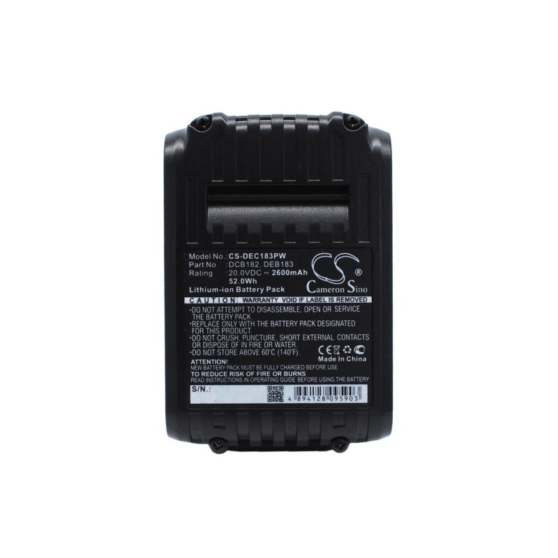 Batterie pour DeWalt DCN690 (2600 mAh/52 Wh, 20 V)